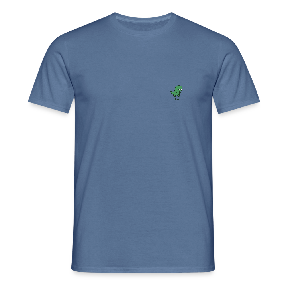 T-shirt T-rex - bleu pigeon