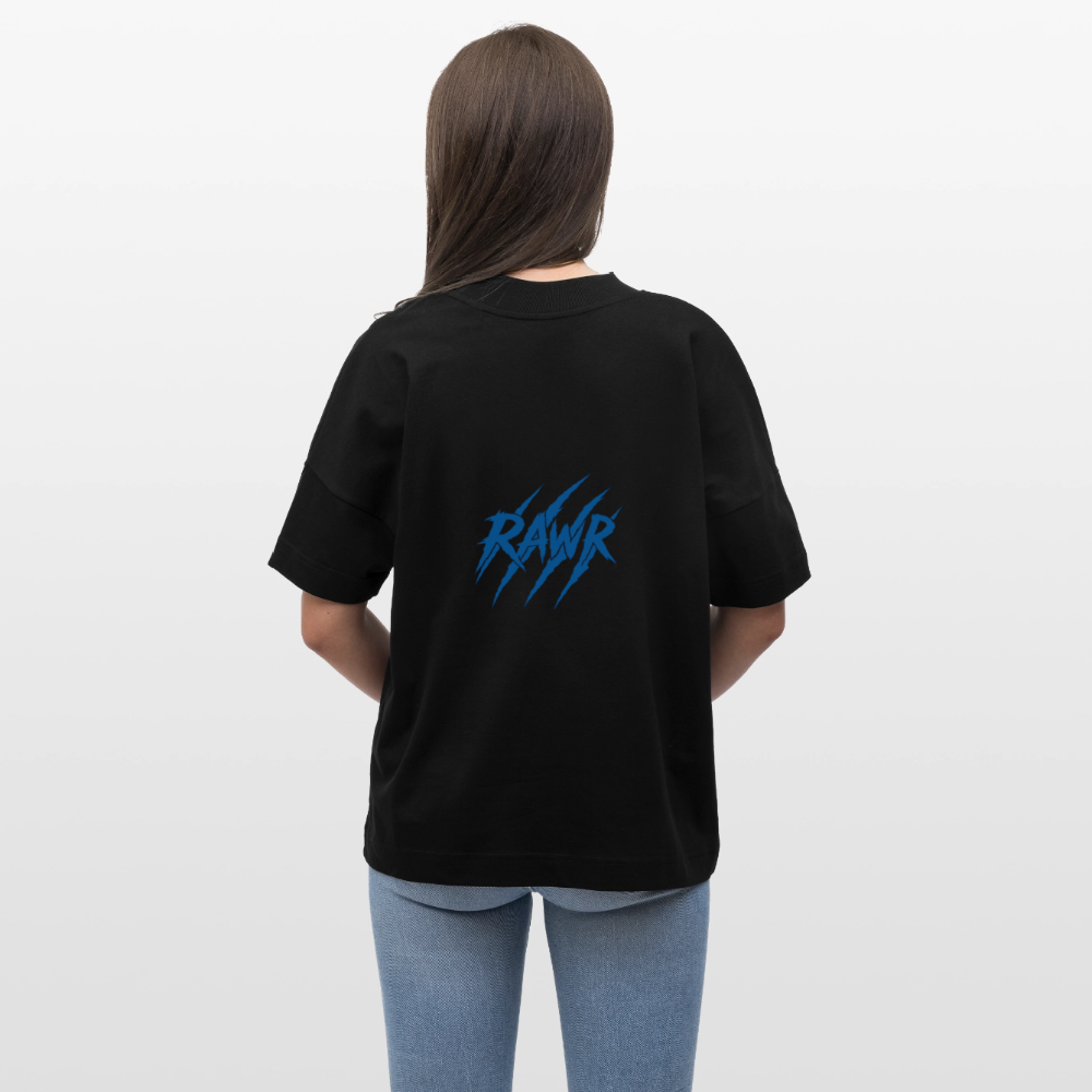 T-shirt oversize Rawr - noir