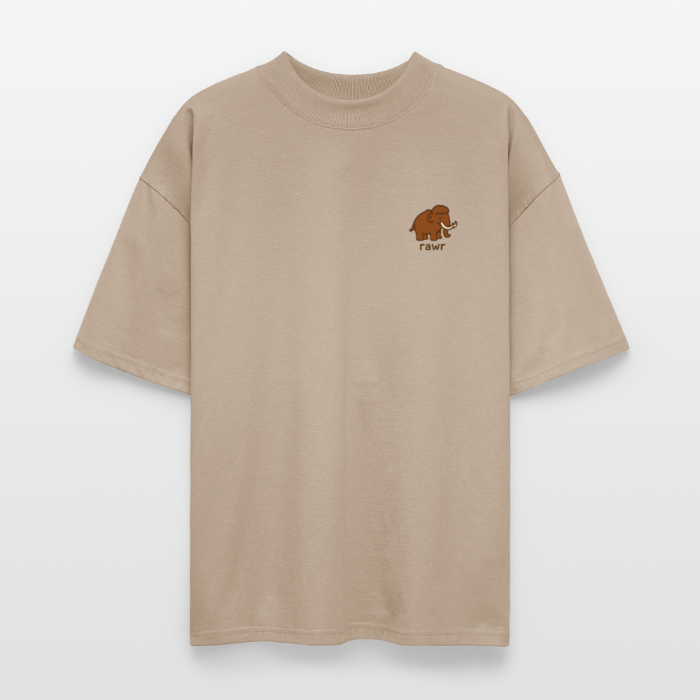 T-shirt oversize Mammouth - gris pierre