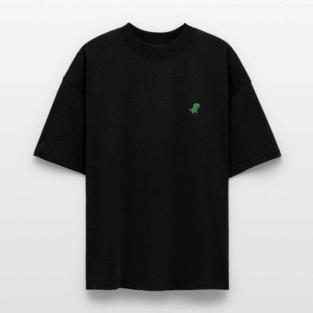T-shirt oversize T-rex - noir