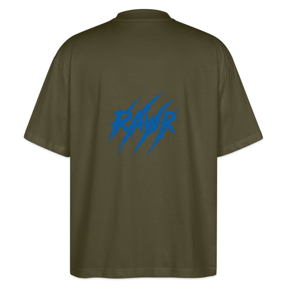 T-shirt oversize Rawr - kaki