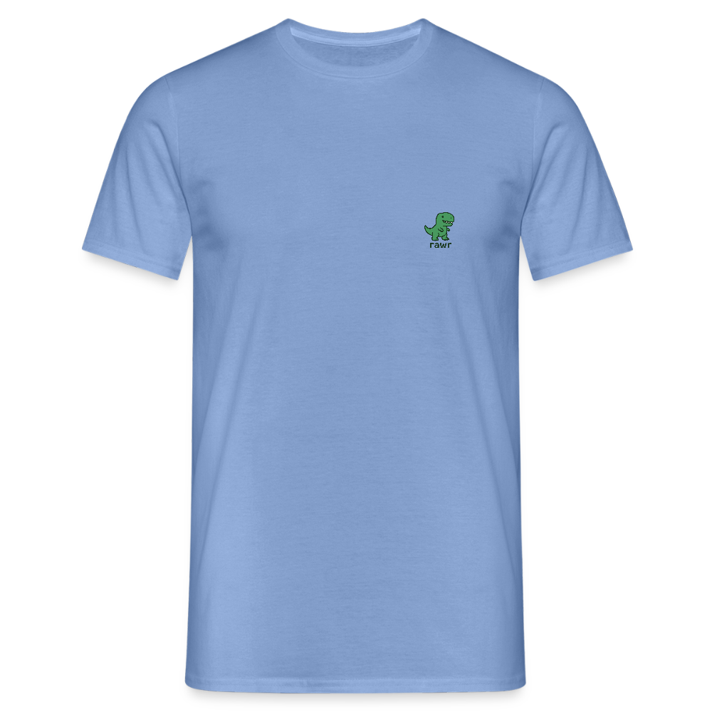 T-shirt T-rex - carolina blue