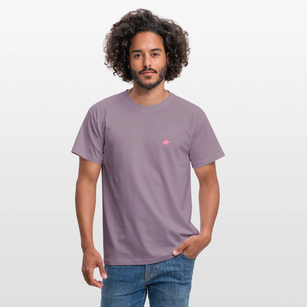 T-shirt Stégosaure - mauve gris