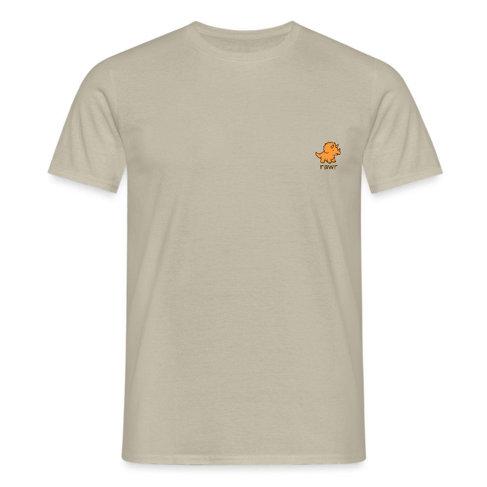 T-shirt tricératops - beige sable