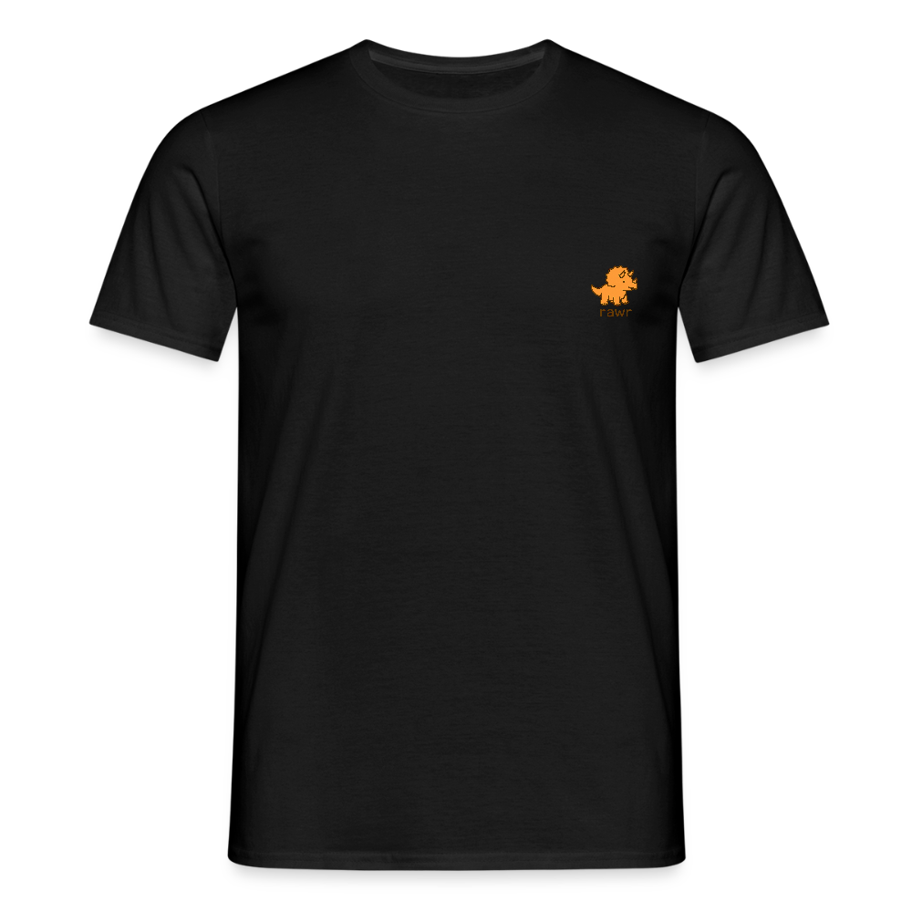 T-shirt tricératops - noir