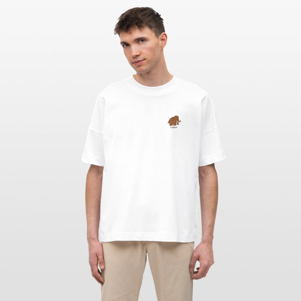 T-shirt oversize Mammouth - blanc