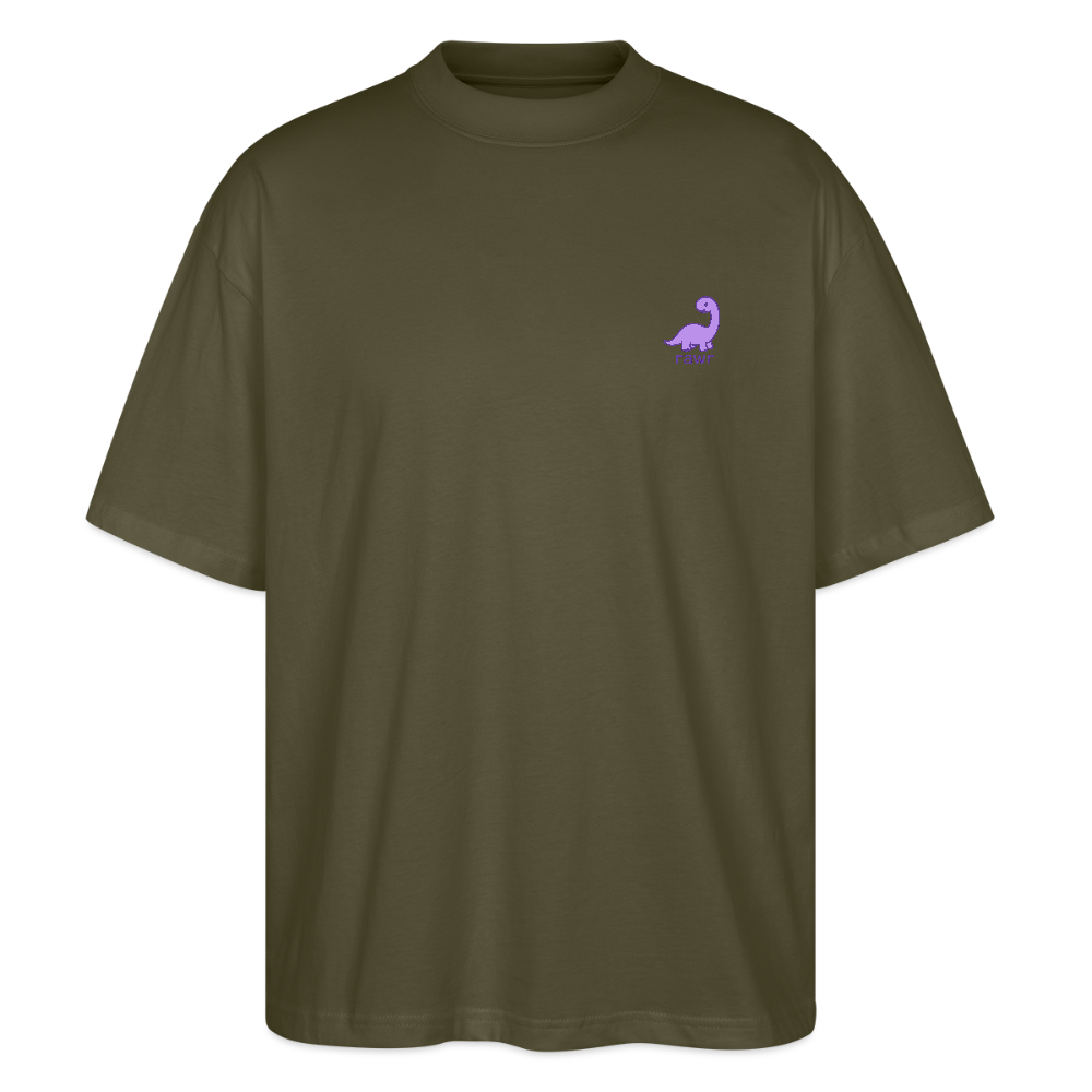 T-shirt Oversize Diplodocus - kaki
