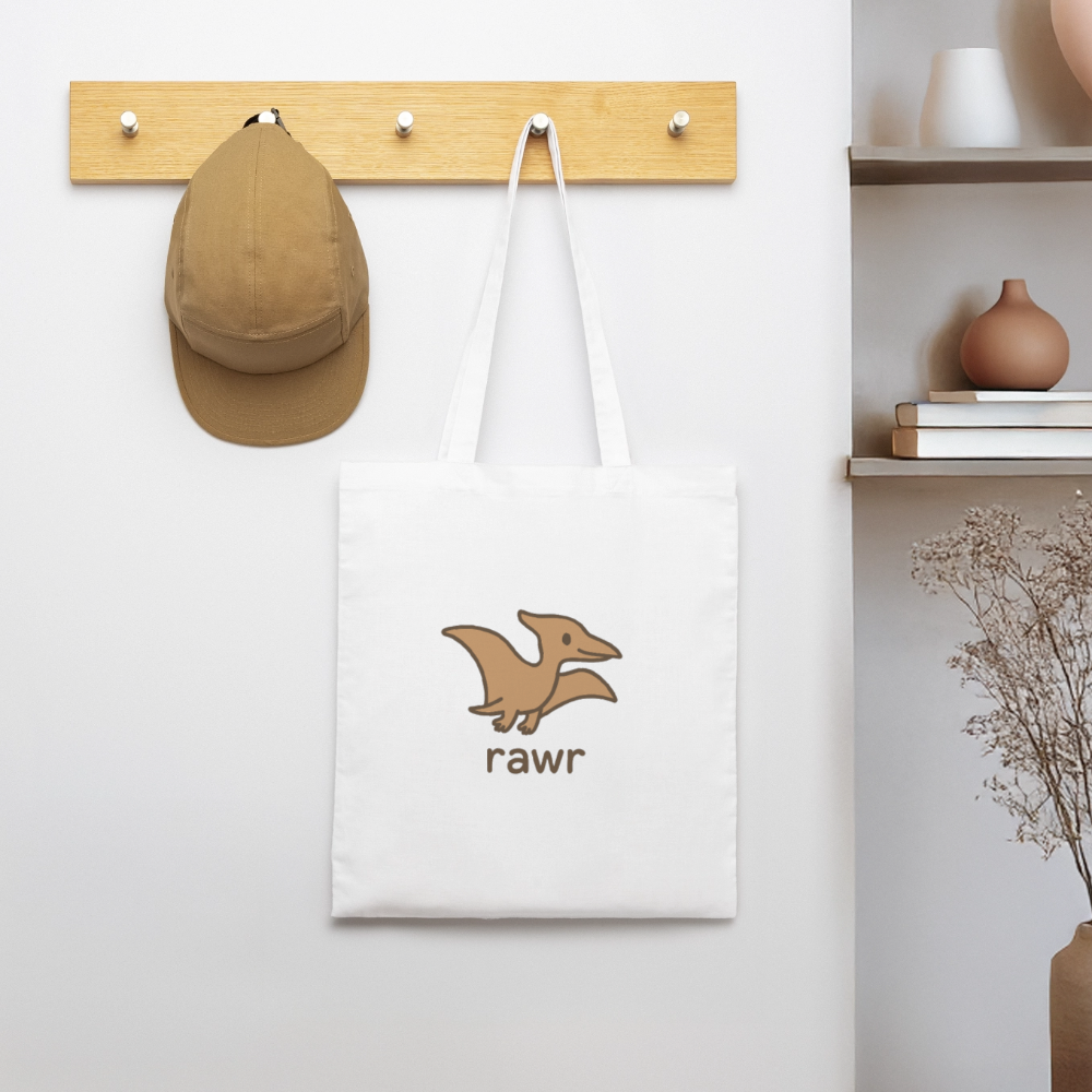 Tote bag Ptérodactyles - blanc