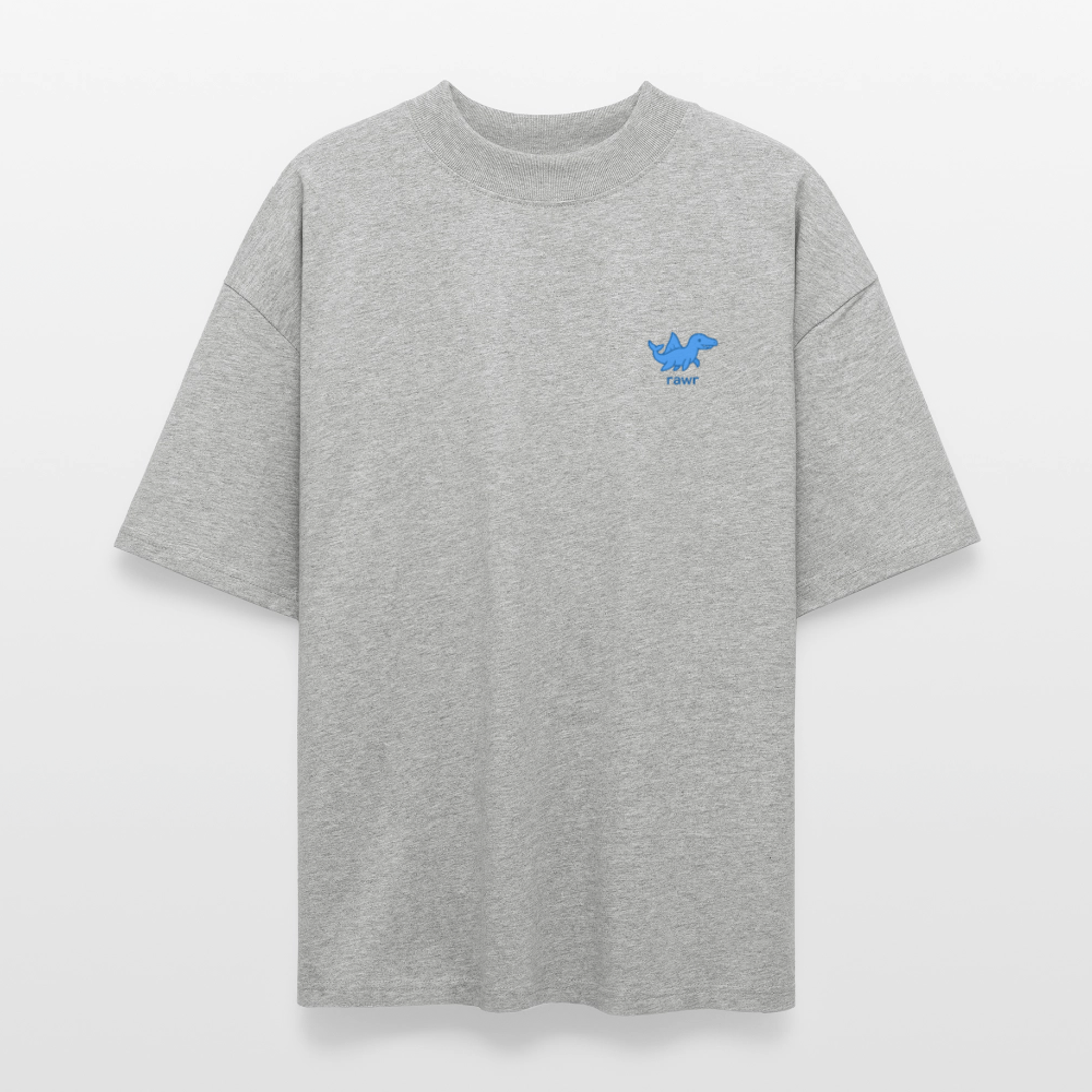 T-shirt oversize Masasaure - gris chiné