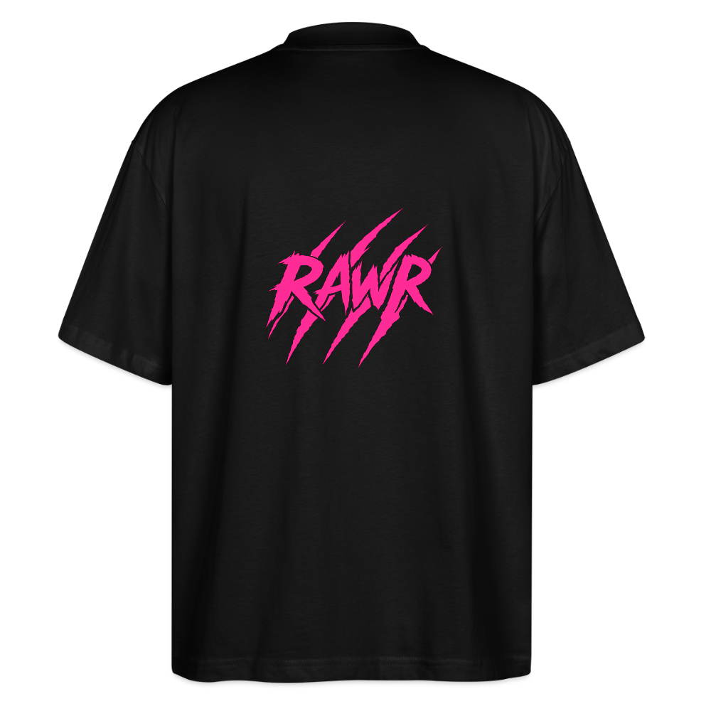 T-shirt oversize Rawr - noir