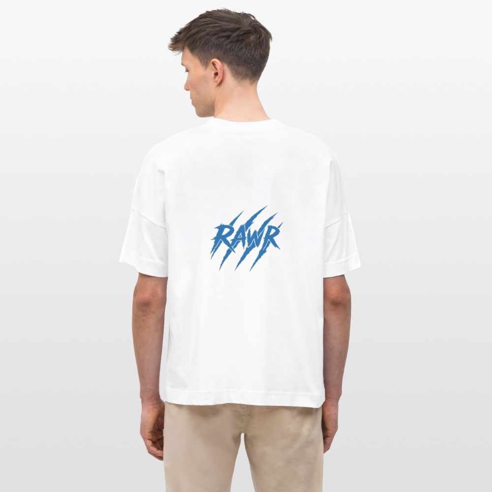 T-shirt oversize Rawr - blanc