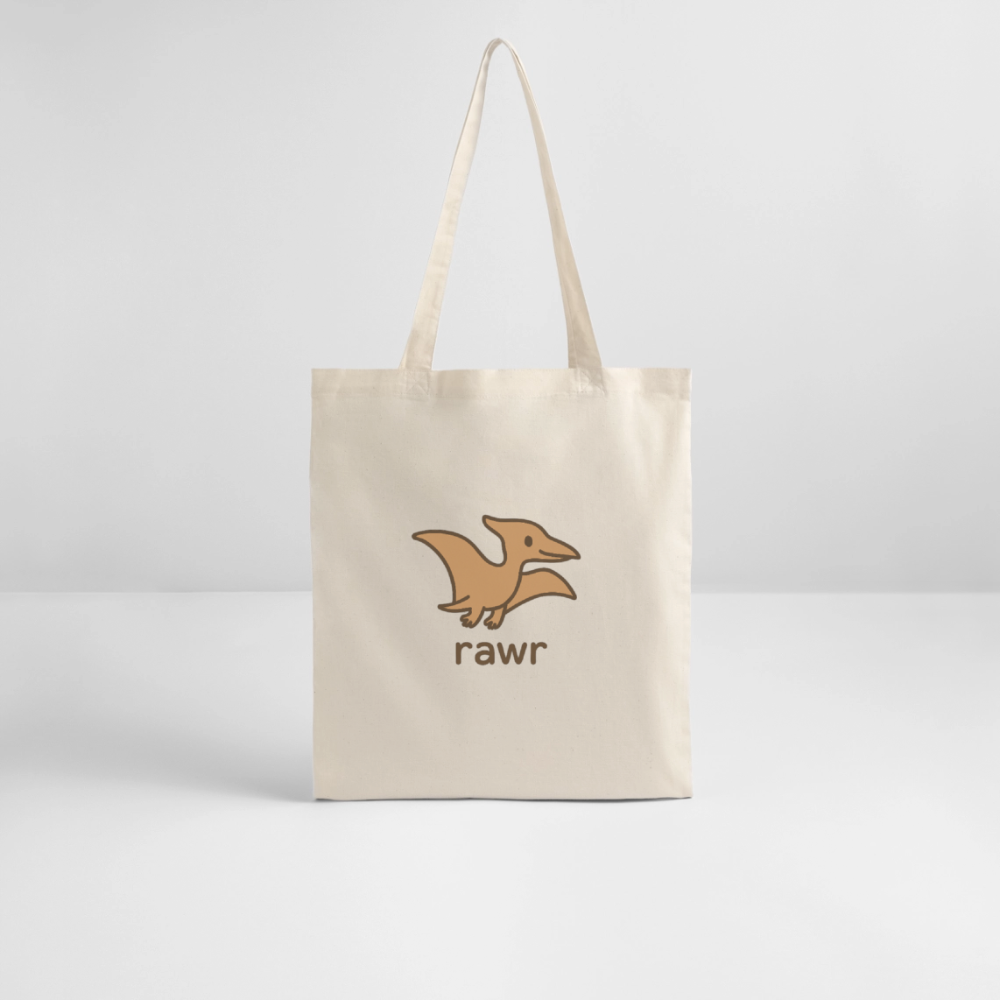 Tote bag Ptérodactyles - blanc gris