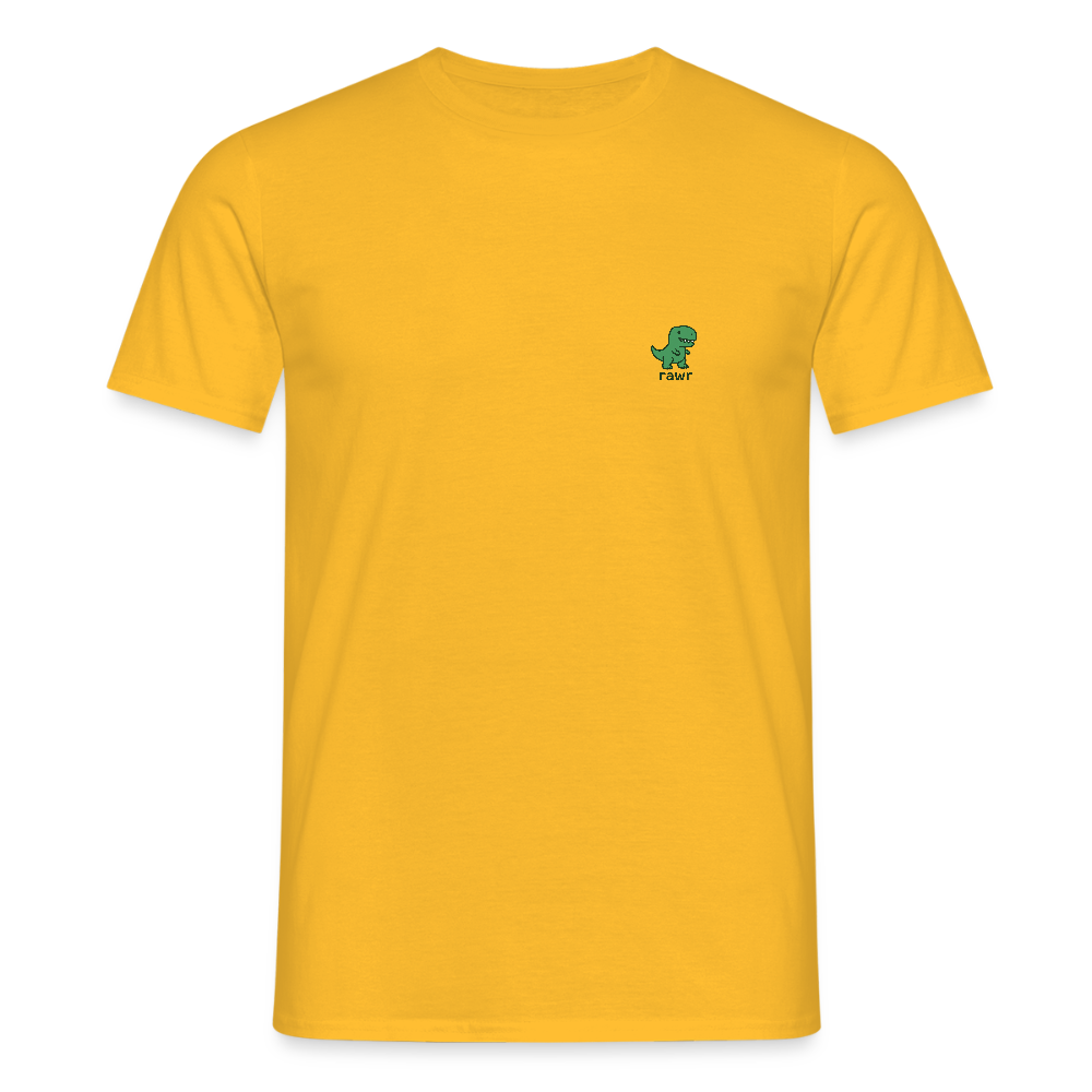 T-shirt T-rex - jaune