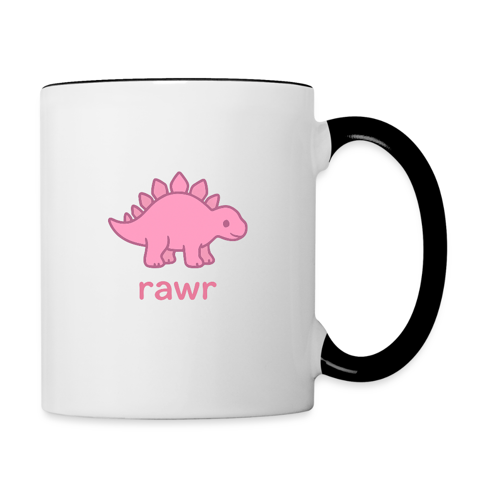 Mug Stégosaure - blanc/noir