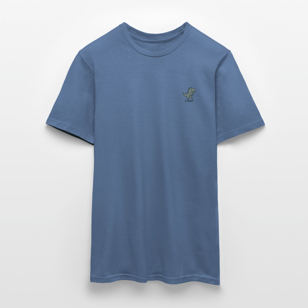 T-shirt Allosaure - bleu pigeon