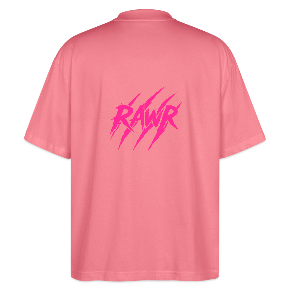 T-shirt oversize Rawr - rose