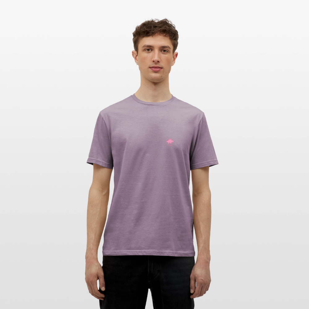 T-shirt Stégosaure - mauve gris