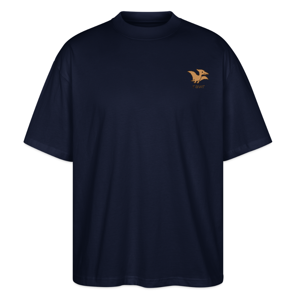 T-shirt oversize ptérodactyles - marine