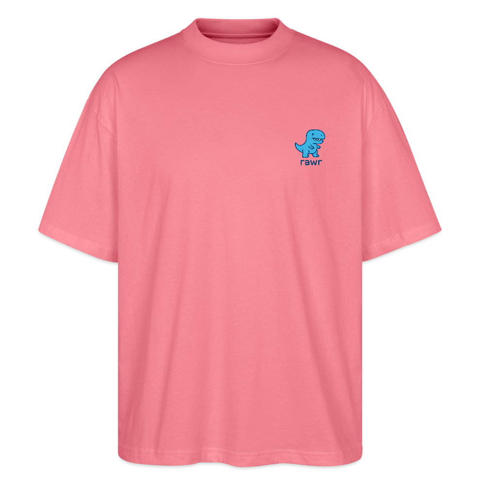 T-shirt oversize Rawr - rose