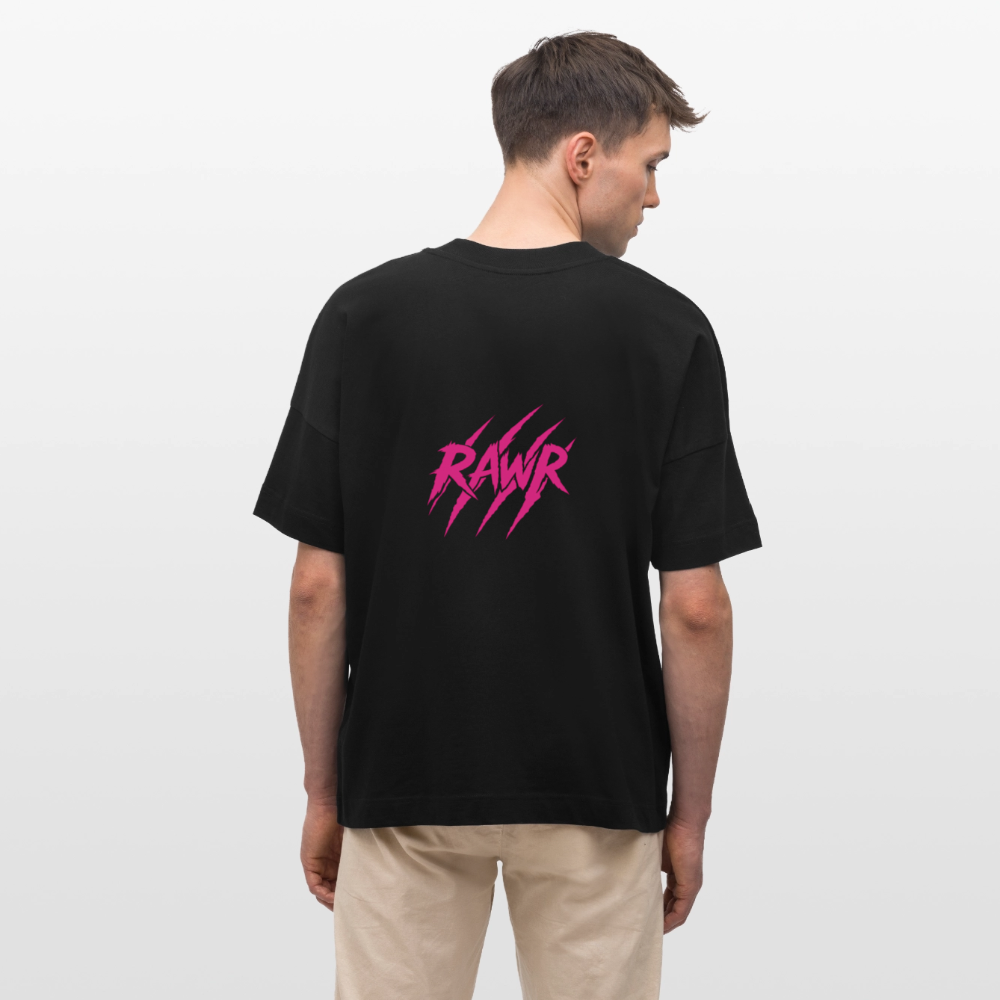T-shirt oversize Rawr - noir