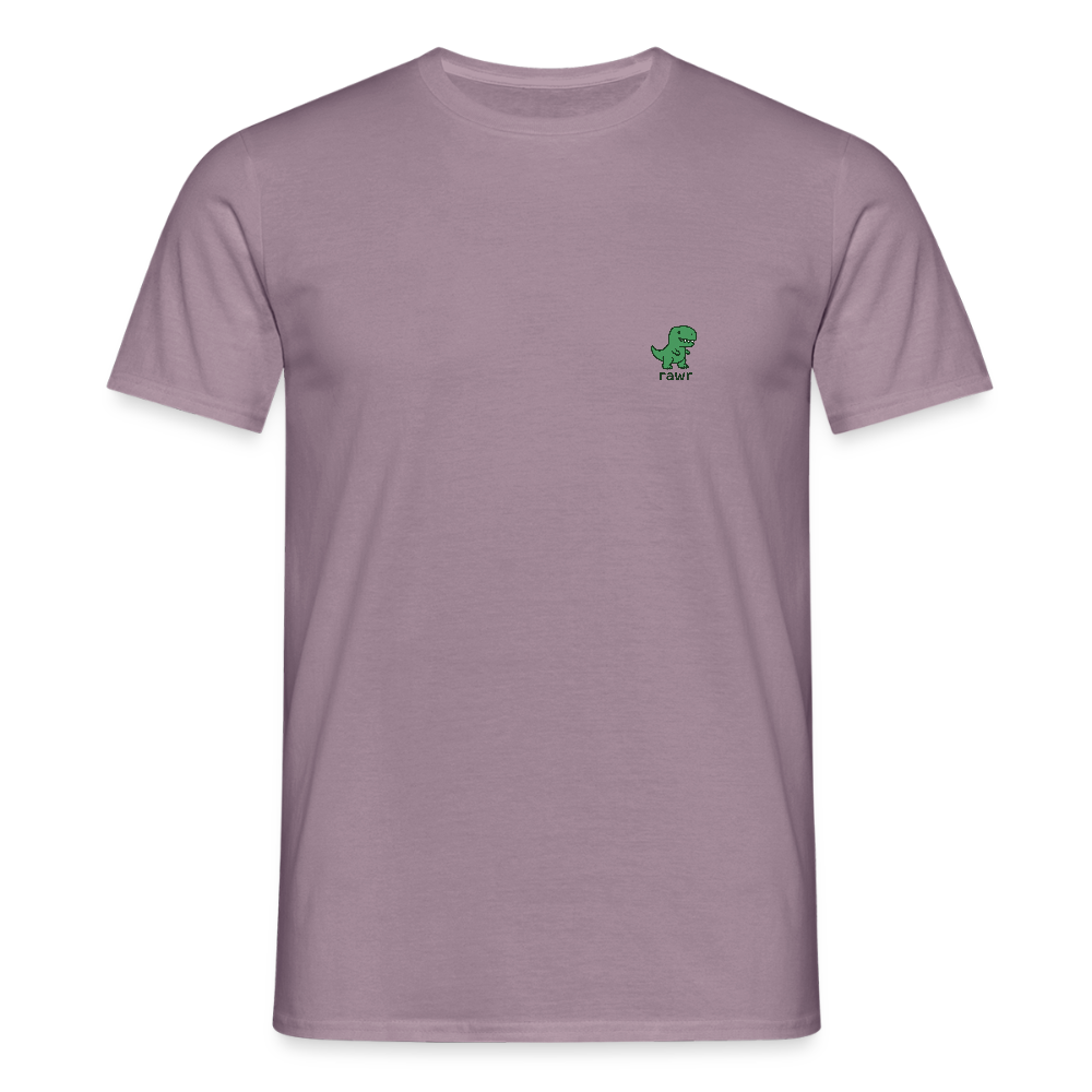 T-shirt T-rex - mauve gris