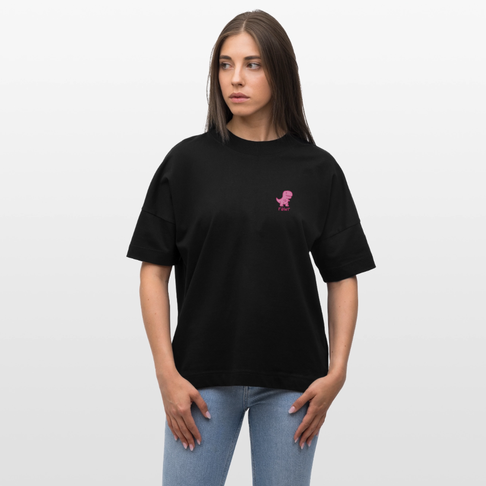 T-shirt oversize Rawr - noir