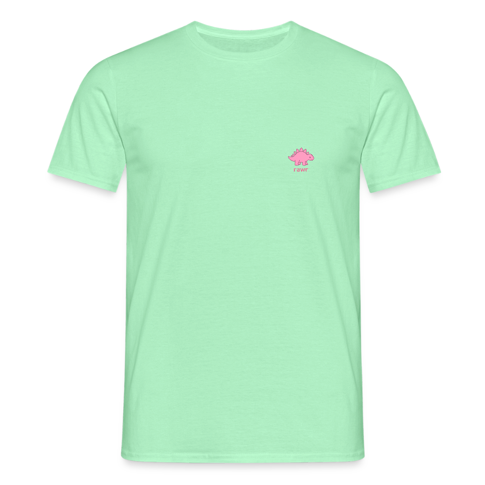 T-shirt Stégosaure - vert menthe