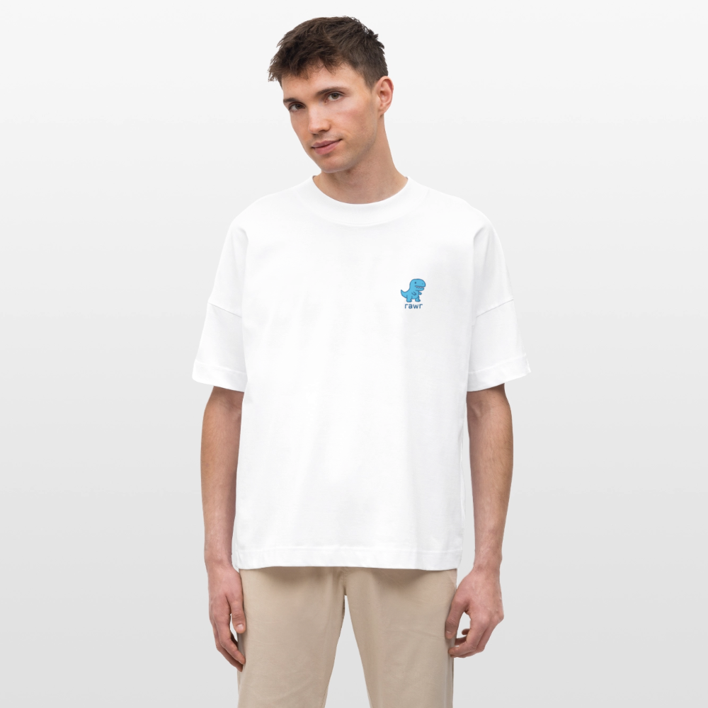 T-shirt oversize Rawr - blanc