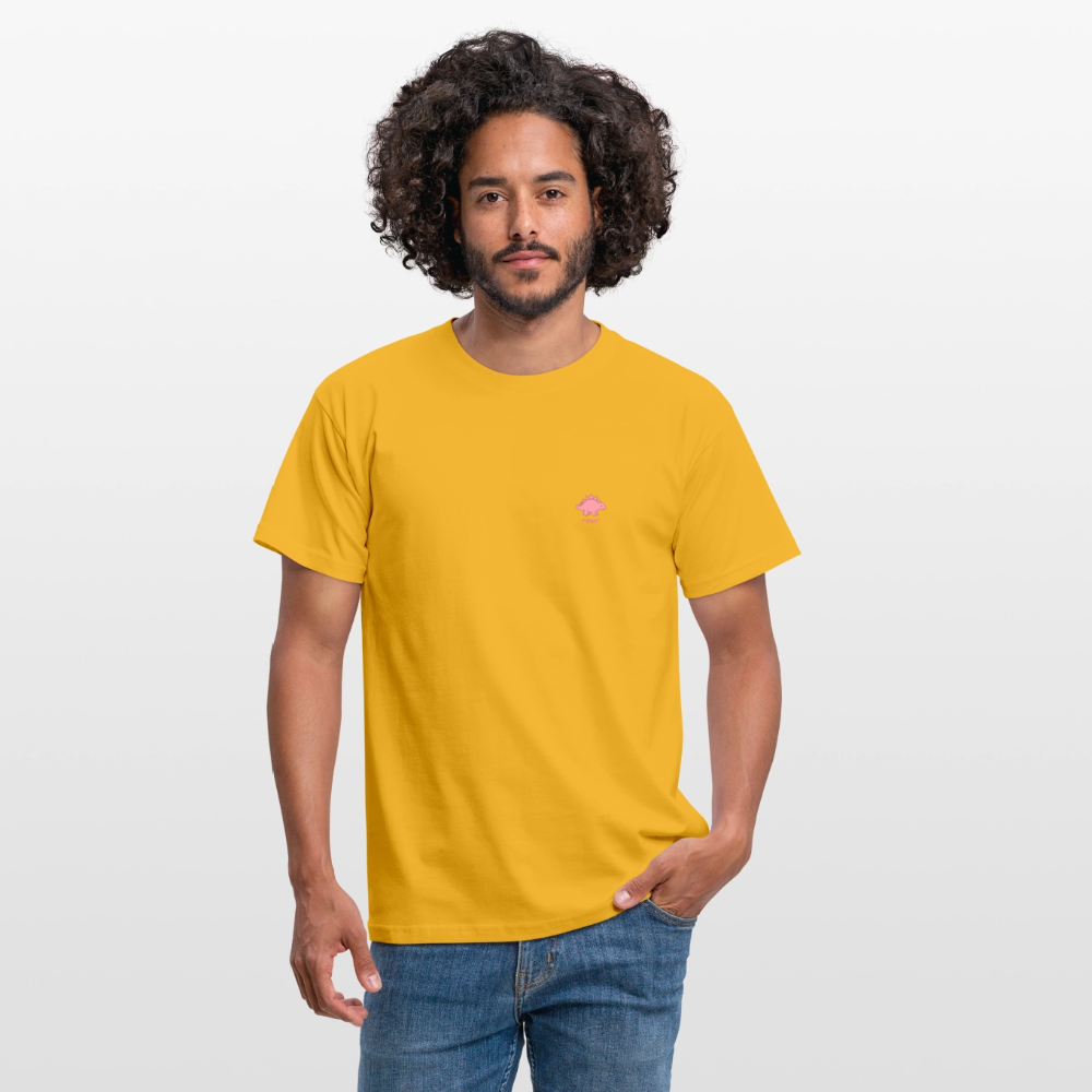T-shirt Stégosaure - jaune