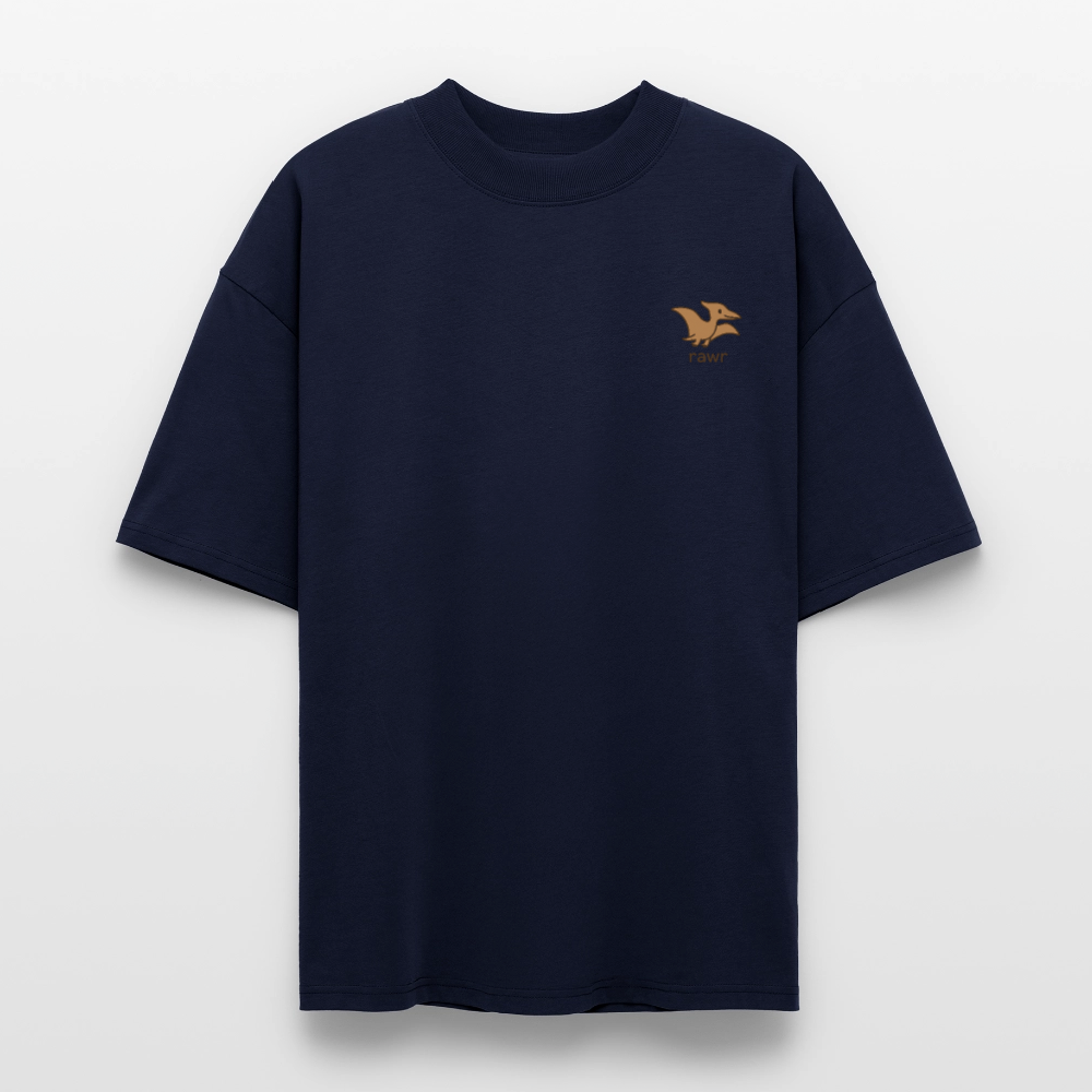 T-shirt oversize ptérodactyles - marine