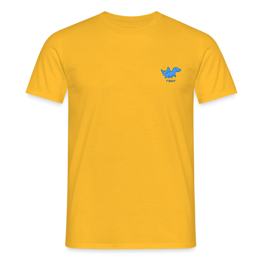 T-shirt mosasaure - jaune
