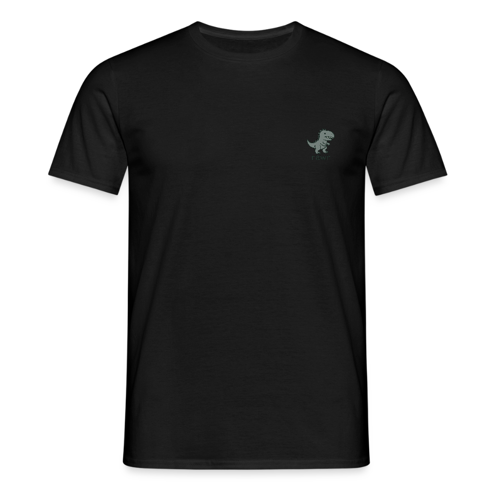 T-shirt Allosaure - noir