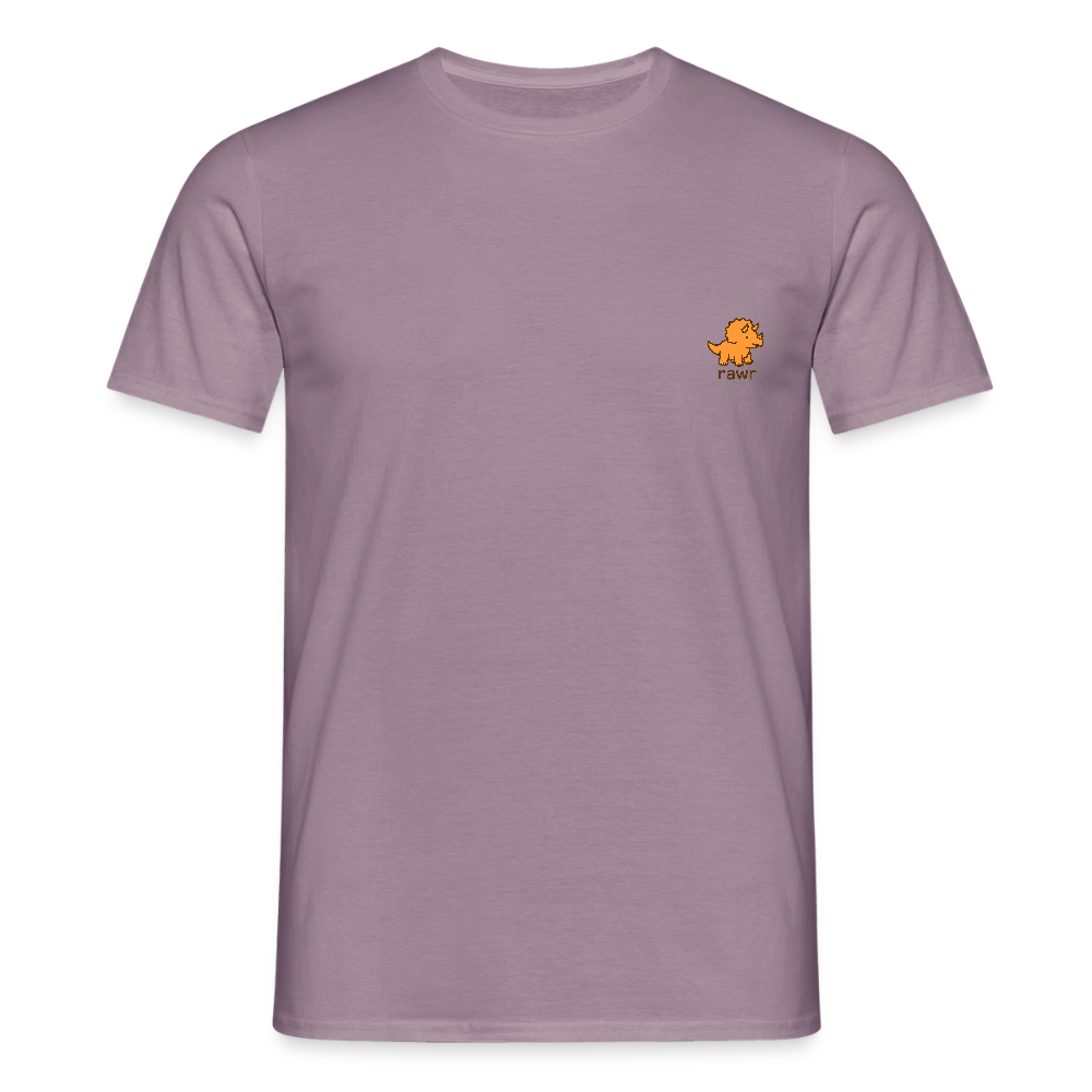 T-shirt tricératops - mauve gris