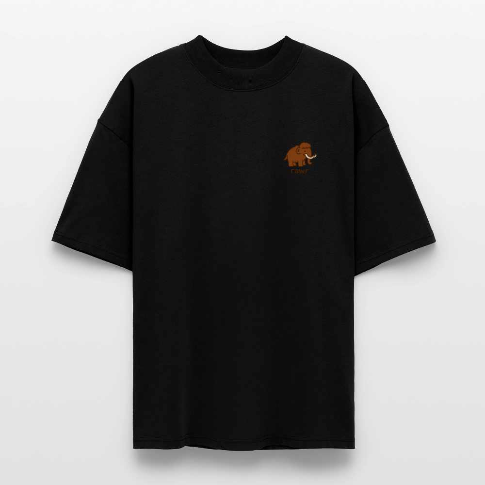T-shirt oversize Mammouth - noir