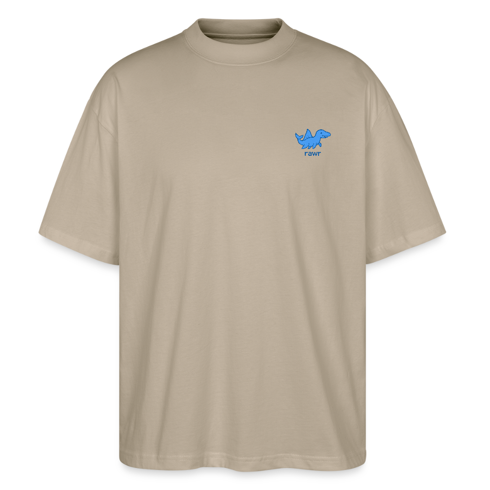 T-shirt oversize Masasaure - gris pierre