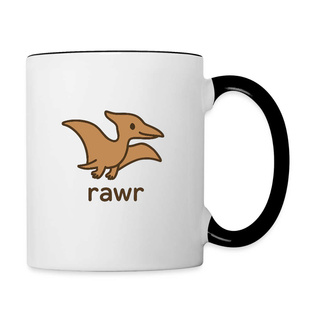 Mug Ptérodactyles - blanc/noir