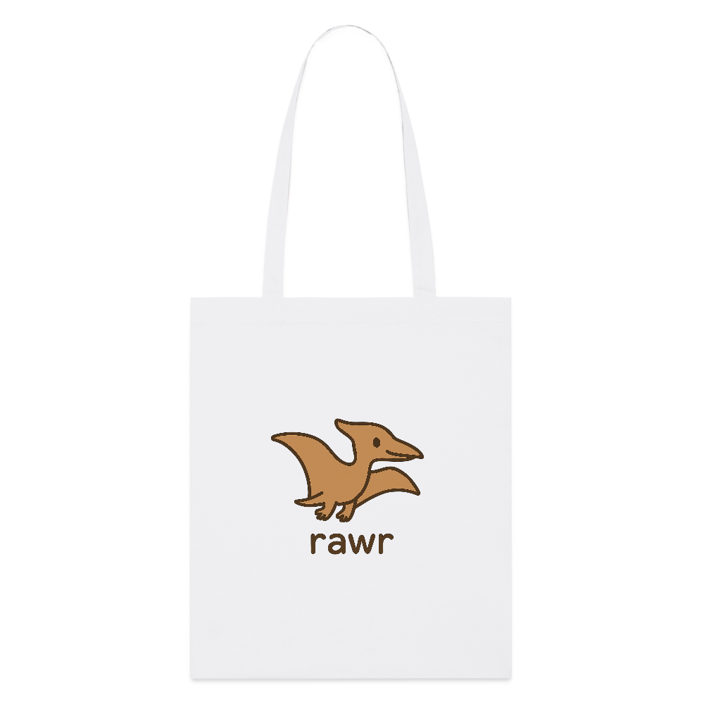 Tote bag Ptérodactyles - blanc