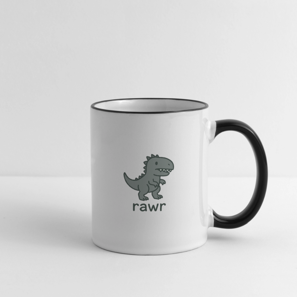 Mug Allosaure - blanc/noir