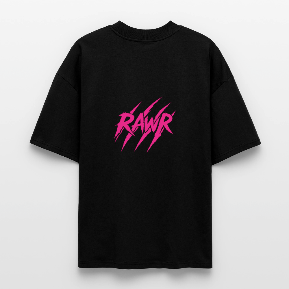 T-shirt oversize Rawr - noir