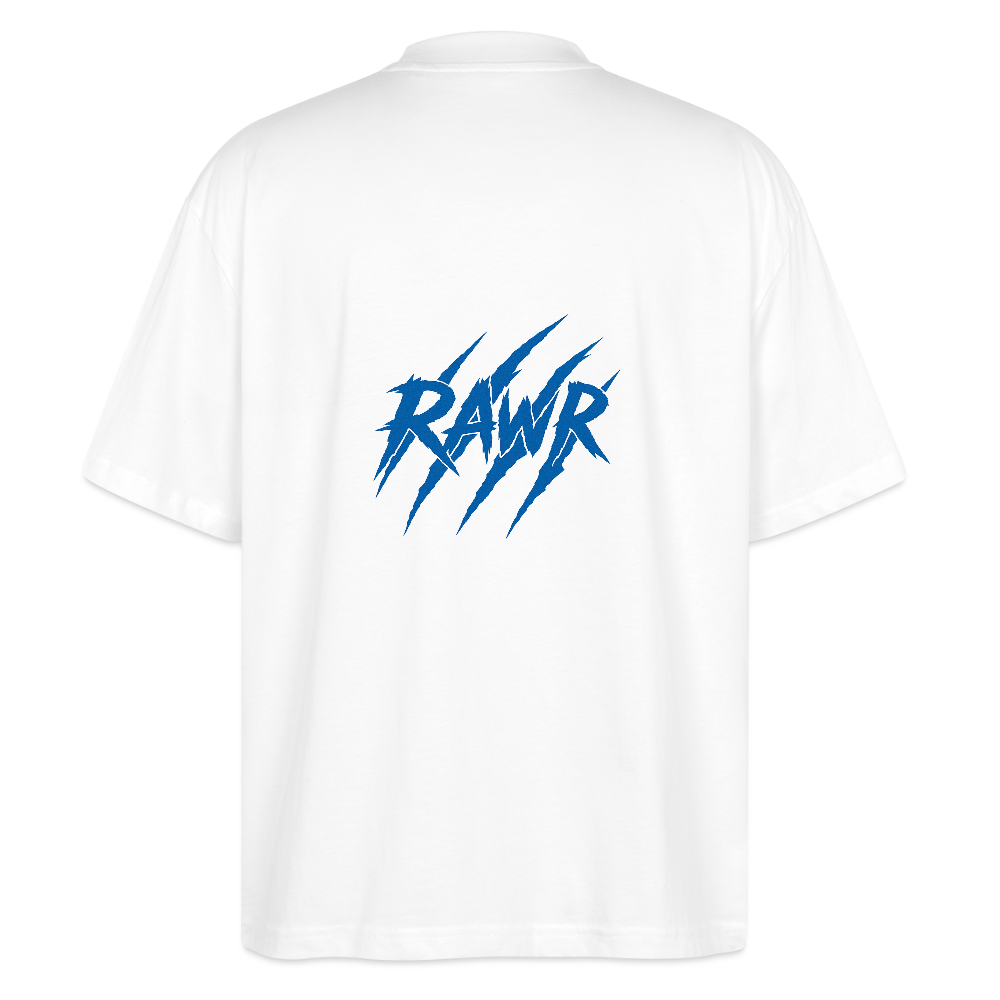 T-shirt oversize Rawr - blanc