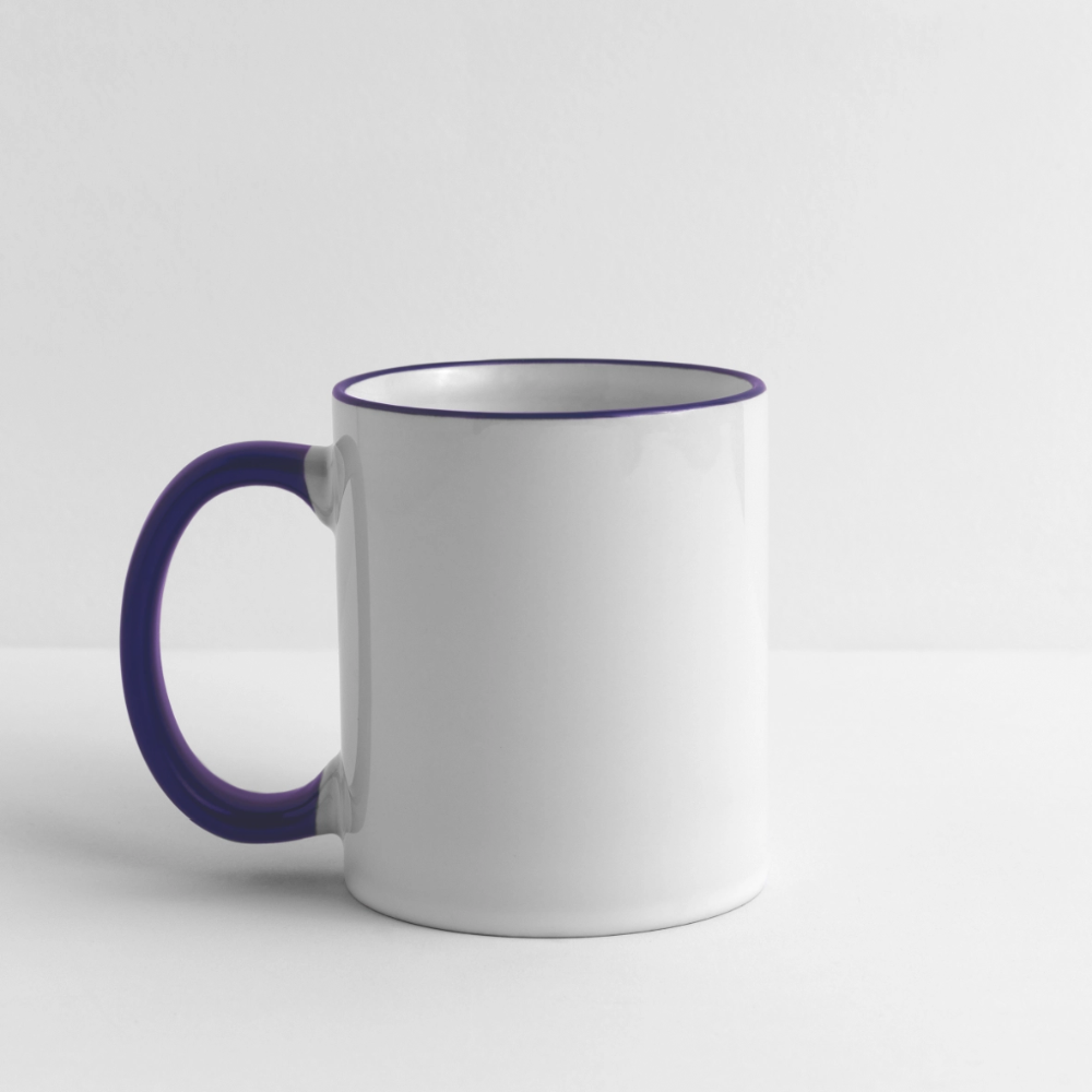Mug Ptérodactyles - blanc/bleu cobalt