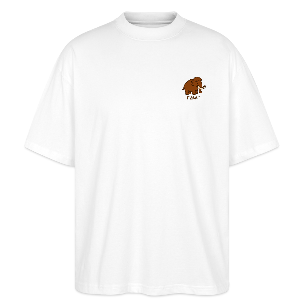 T-shirt oversize Mammouth - blanc