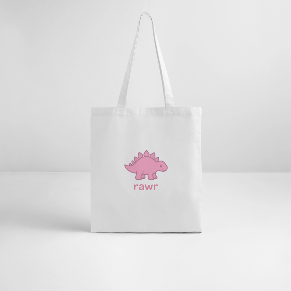 Tote bag Stégosaure - blanc