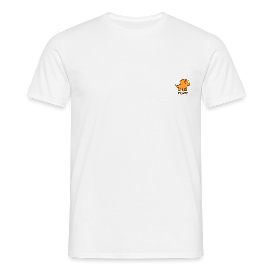 T-shirt tricératops - blanc