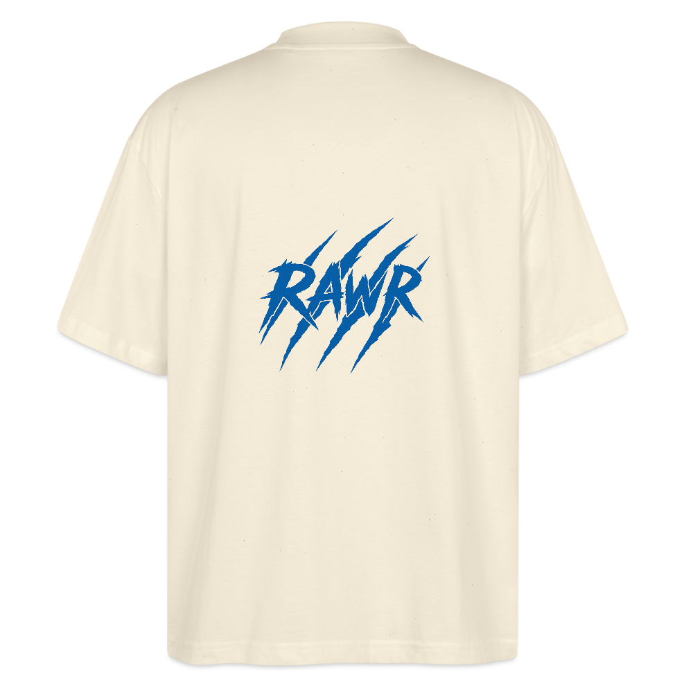 T-shirt oversize Rawr - blanc gris