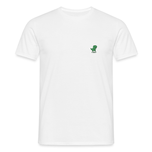T-shirt T-rex - blanc