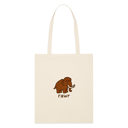 Tote bag mammouth - blanc gris